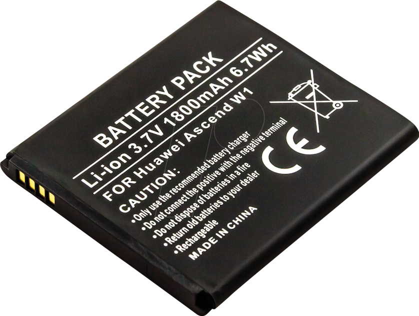 AKKU 30536 - Smartphone-Akku für Huawei-Geräte, Li-Ion, 1800 mAh