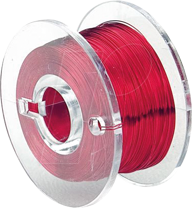 DON LD10-0 - Cu Lackdraht, Ø 0,10mm, 100m, rot