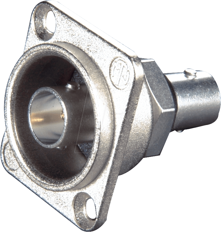 NEUTRIK BNC-NBB - BNC-Durchgangsbuchse, Flansch, 75 Ohm