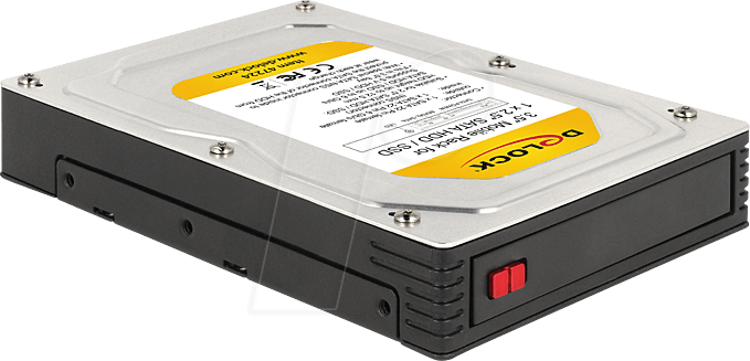 DELOCK 47224 - 3.5er Wechselrahmen für 2.5er SATA HDD / SSD