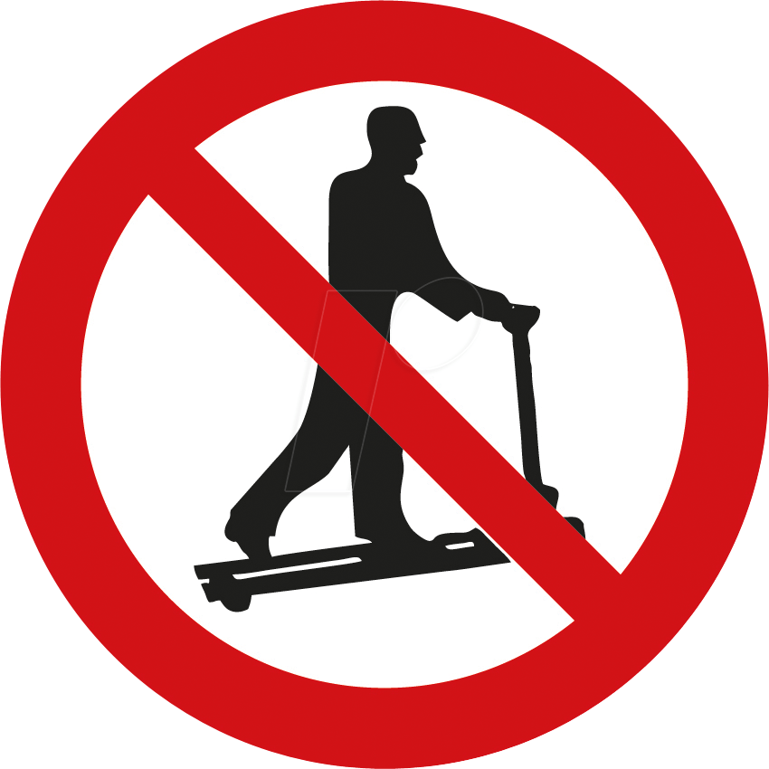 W 74106-2 - Verbotsschilder: Mit Hubwagen rollen verboten, 50 mm