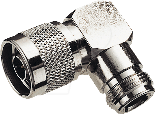 UG 27U - N-Winkelstück, Stecker/Buchse