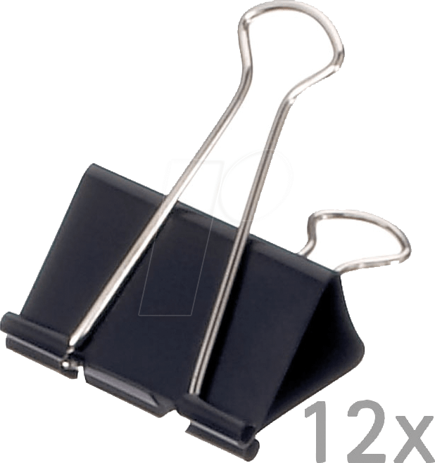 VZ KLEMME SW7 - Vielzweck Klemmen, schwarz, 12 Stück