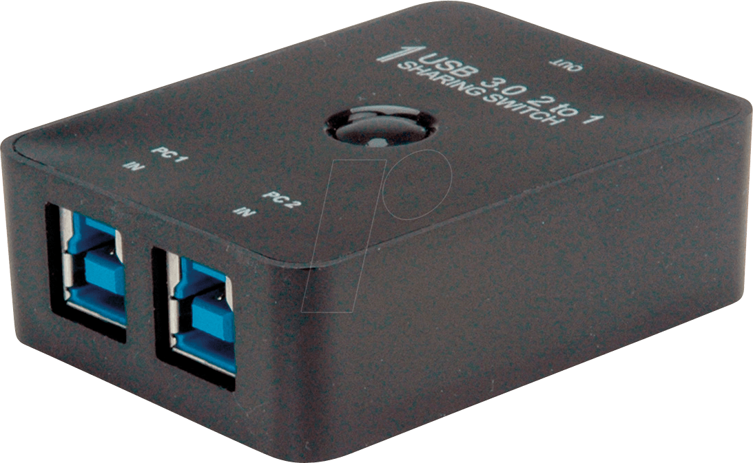 VALUE 14992015 - USB 3.0 Switch 2 Port, 2x USB-B zu 1x USB 3.0 Typ A