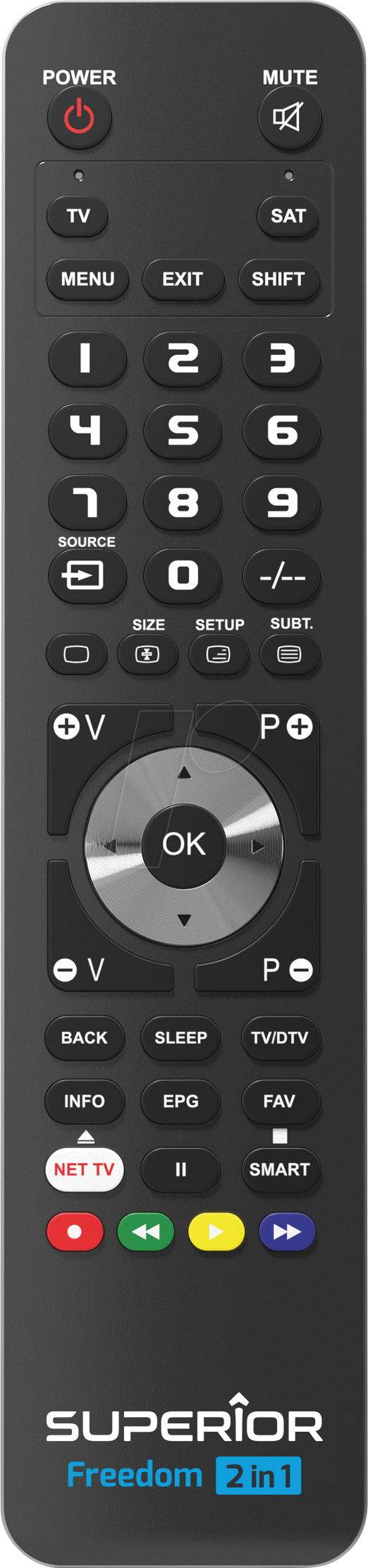 SUPER FREEDOM 2B - Freedom USB-Type-C 2in1 - Universalfernbedienung