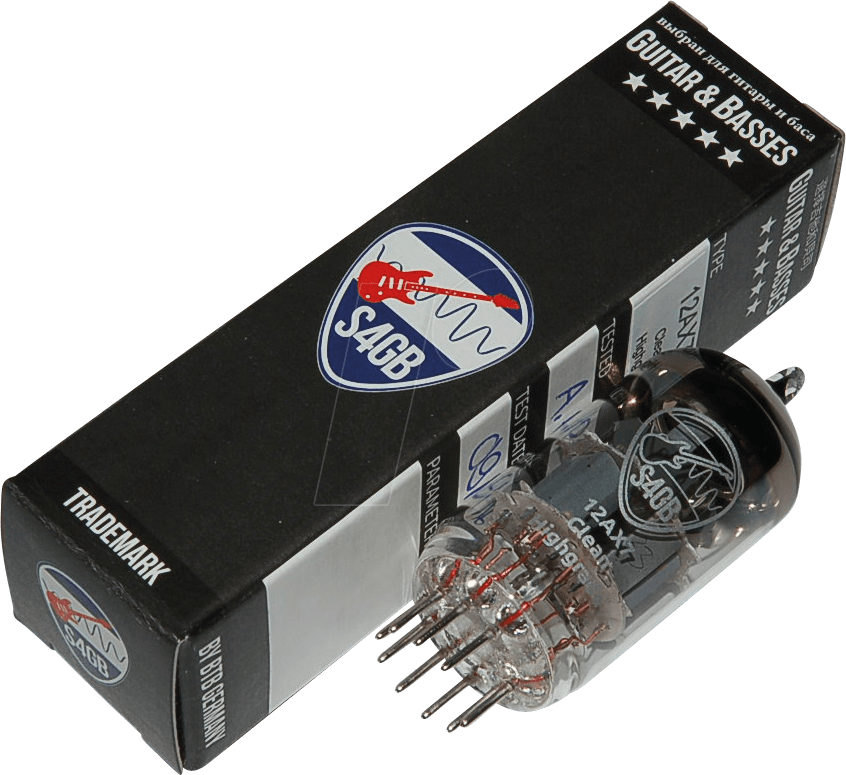 TUBE 12AX7 CLEAN - Elektronenröhre, Doppeltriode, Noval, 9-pol, 6,3 / 12,6 V