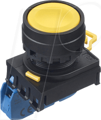 ID YW1BA1E10Y - Einbauschalter, YW, 29 mm , 1 NO, gelb