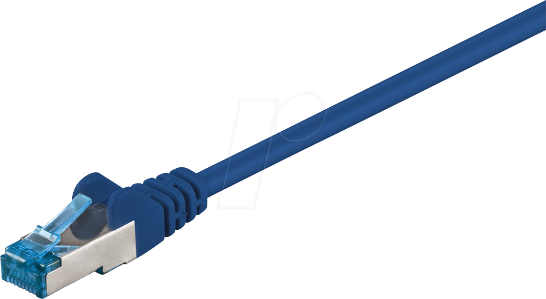 GOOBAY 94911 - Cat.6a S/FTP PiMF Patchkabel, CU, blau, 30 m