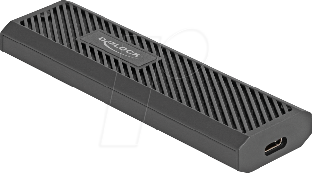 DELOCK 42031 - Externes M.2 SSD Combo Gehäuse, USB 20 Gb/s