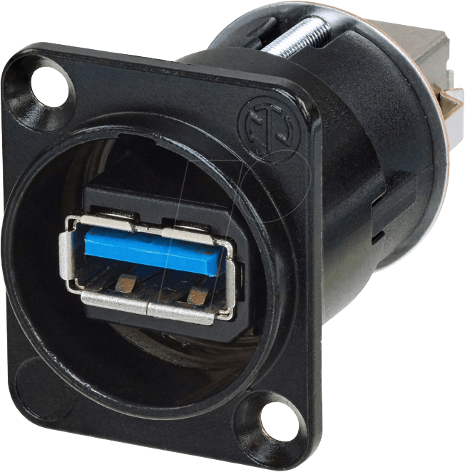 Thumbnail - ADAP USB3 BK - USB 3.0 Adapter (Typ A und B), schwarz