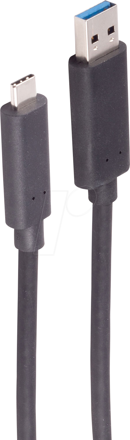SHVP BS30-38095 - USB 5Gb/s Hybridkabel, A-Stecker > C-Stecker, 20,00m, schwarz