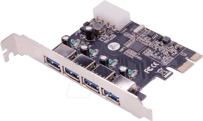 LOGILINK PC0057 - USB-Controller 3.0, 4-Port, PCI-Express Karte