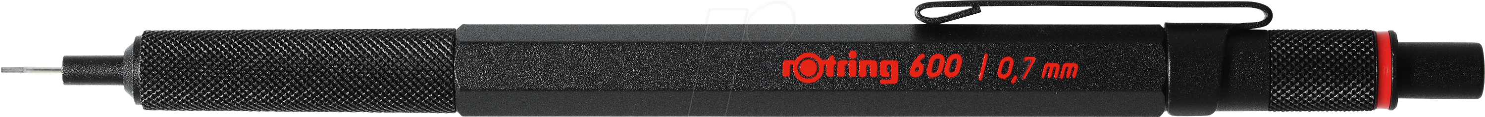 ROTRING 1904442 - rOtring 600 Druckbleistift, 0,7mm, schwarz