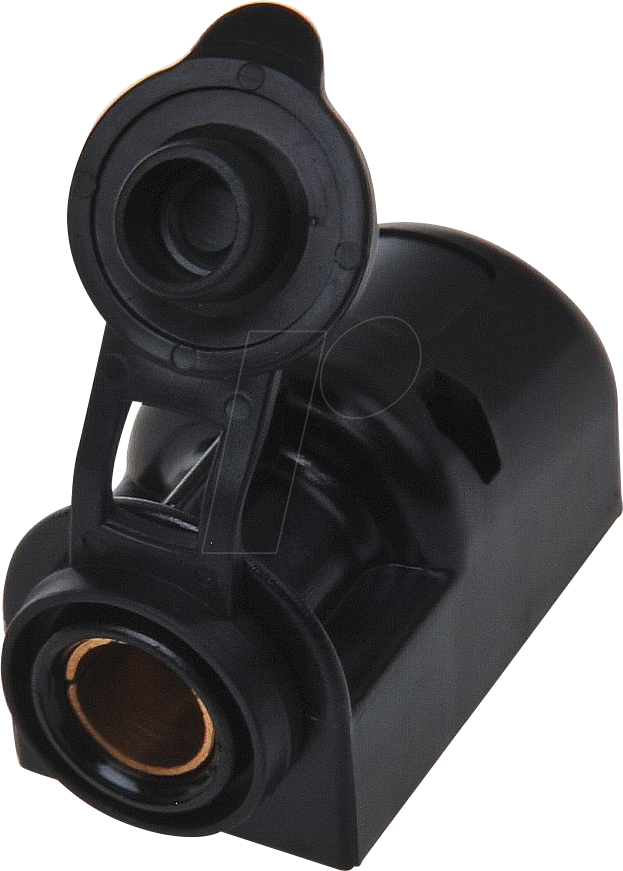 Thumbnail - KFZ 019009 - KFZ - Normsteckdose, 12/24V, 16A, Aufbau, mit Deckel