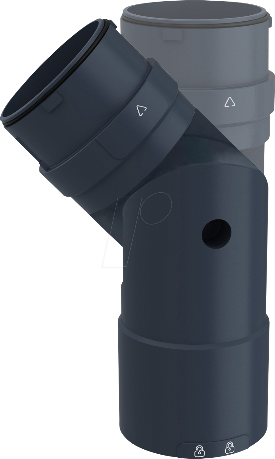 XVUZ06 - Flexibles Winkelelement 0-90° für Signalsäule