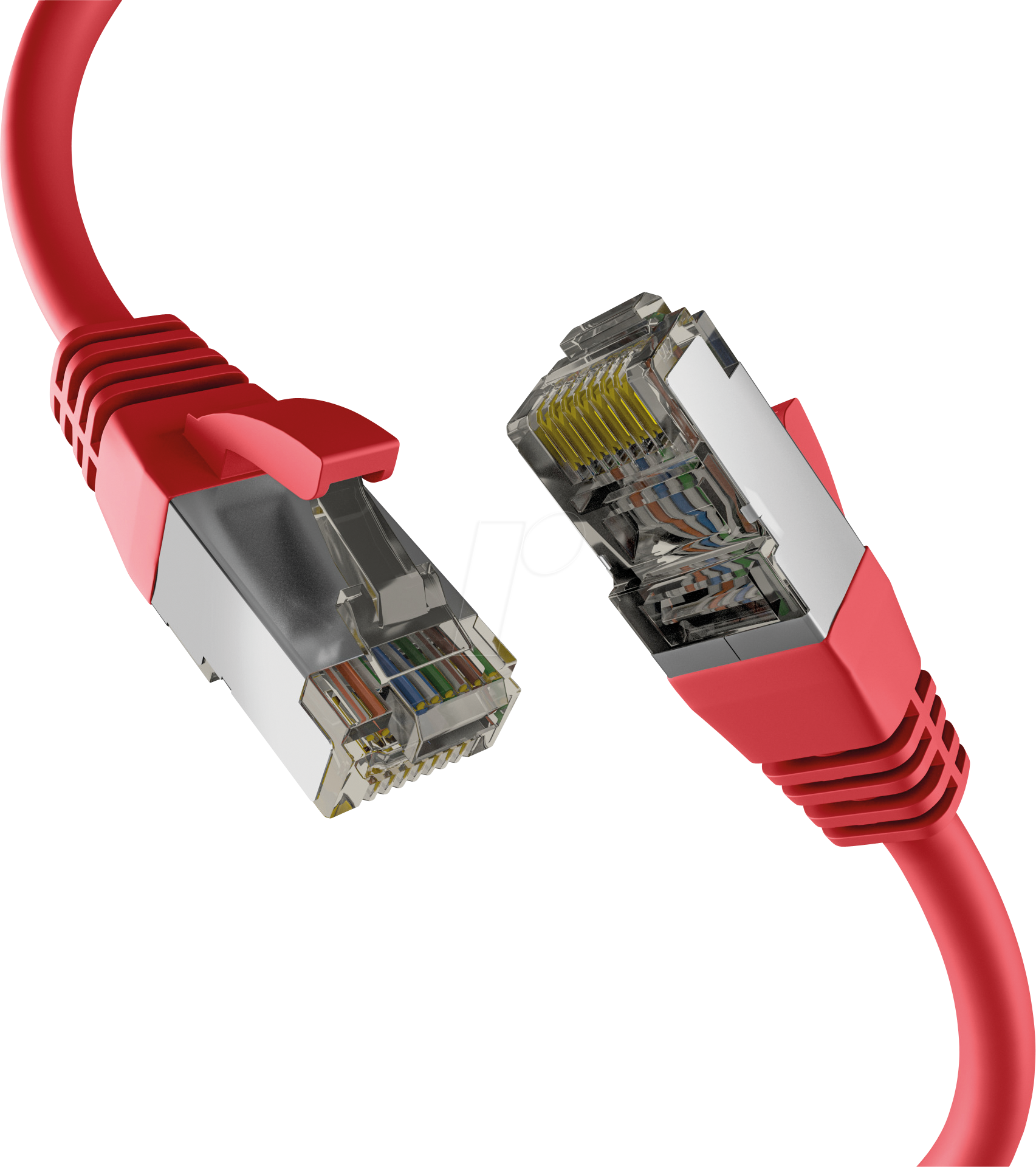 EFB EC020200294 - Patchkabel, Cat.8.1, S/FTP PiMF, 2000 MHz, 5 m, rot