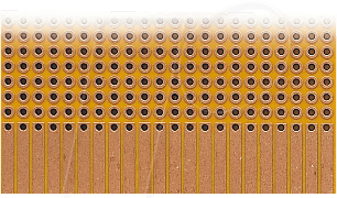 UP 820HP - Lochrasterplatine, Hartpapier, 160x100mm