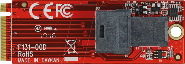 DELOCK 62721 - Adapter M.2 Key M > SFF-8643 NVMe