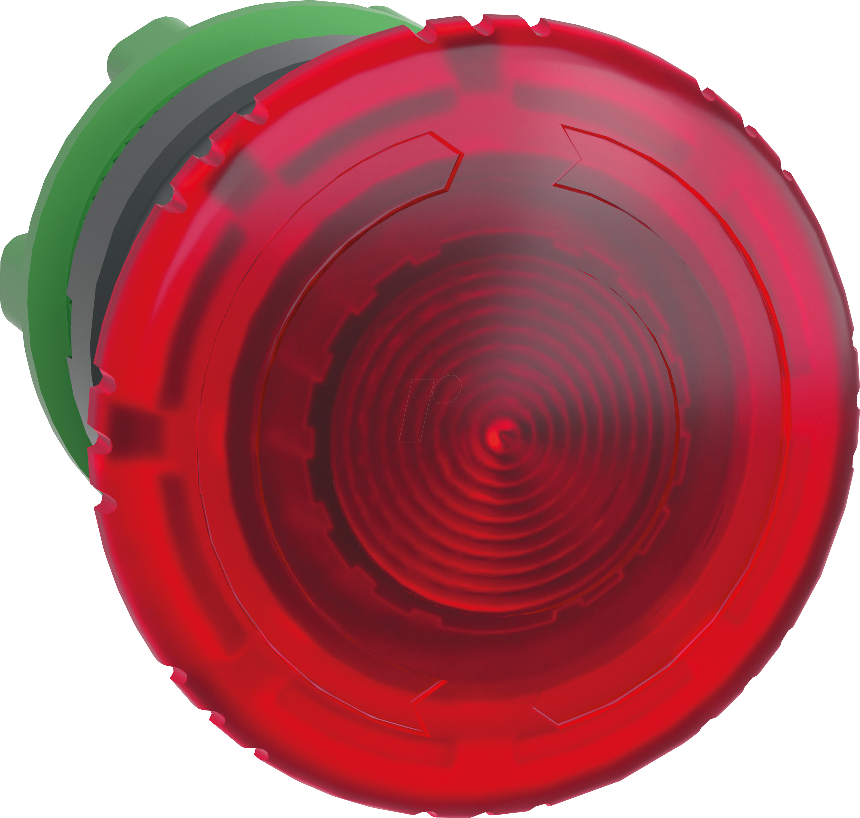 ZB5AW743 - Pilzdrucktaster, Frontelement, Harmony XB5, 22mm, beleuchtet, ro