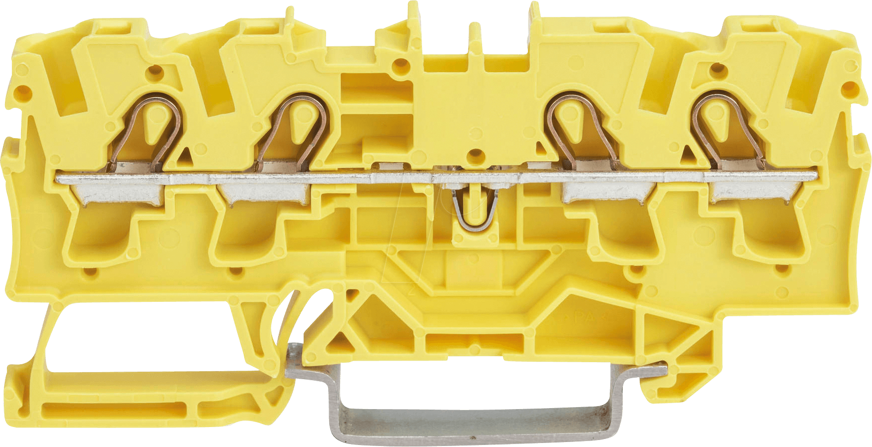 WAGO 2004-1406 - Durchgangsklemme, 4-Leiter, Ø 0,5 - 4,0 mm
