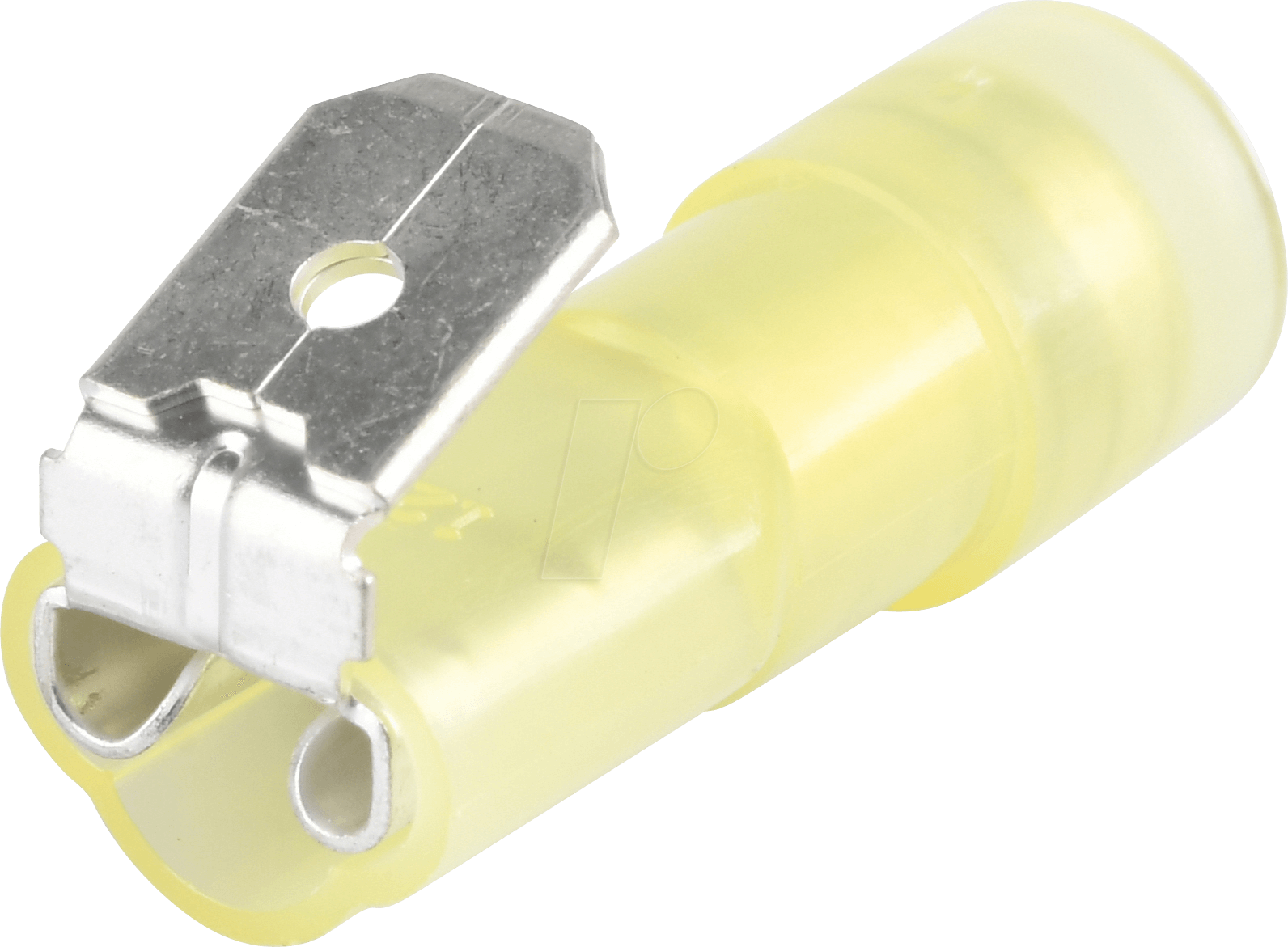 WE F607638.1N - Flachsteckhülsen mit Abzweig - 4,0 … 6,0 mm², transp., vollisoli