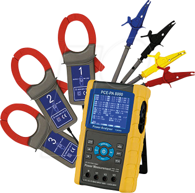 PCE PA 8000 - Leistungsmessgerät PCE-PA 8000