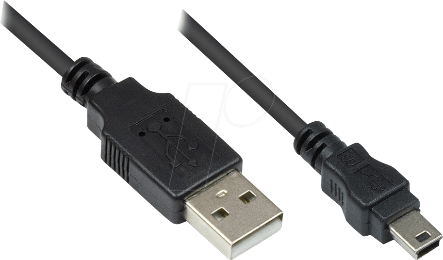 GC 3310-AM2 - USB 2.0 Kabel, A Stecker auf Mini B Stecker, 1,8m