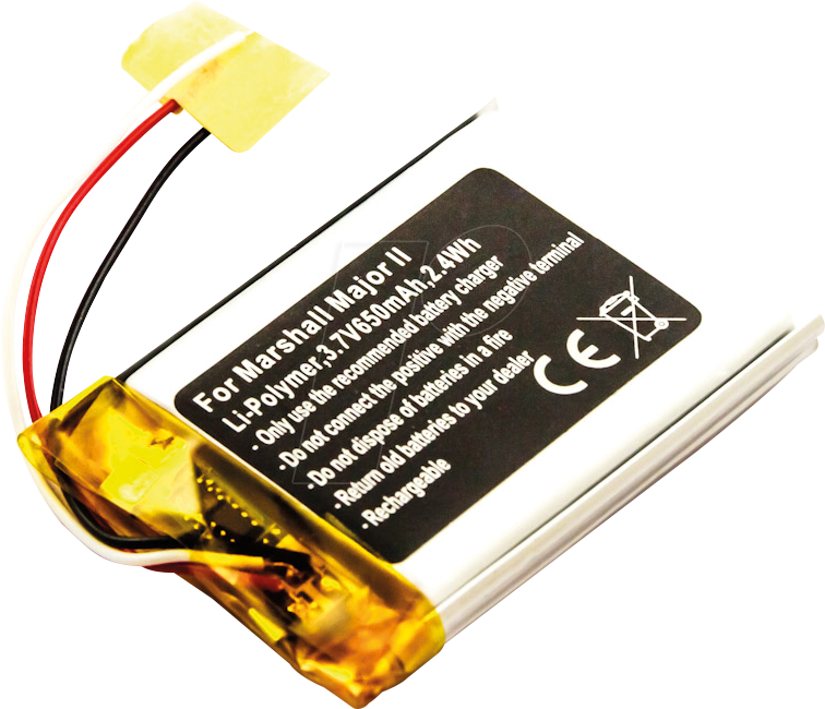 AKKU 31242 - Ersatzakku, Marshall Major II, Li-Po, 650 mAh
