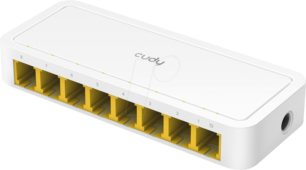 Thumbnail - CUDY FS108D - Switch, 8-Port, Fast Ethernet