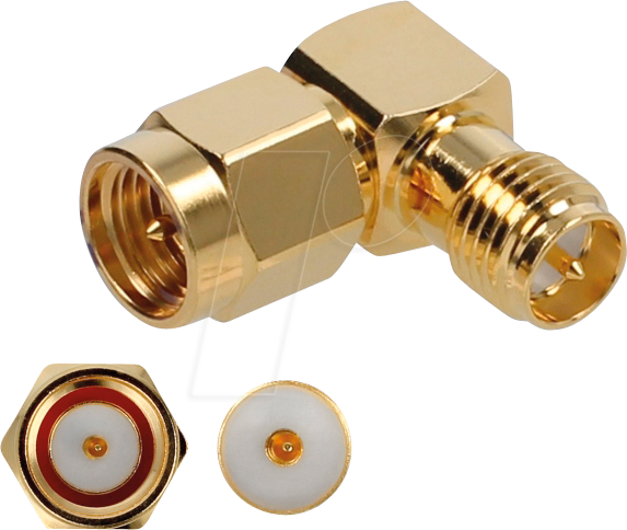 DELOCK 89955 - Adapter SMA Stecker > RP-SMA Buchse