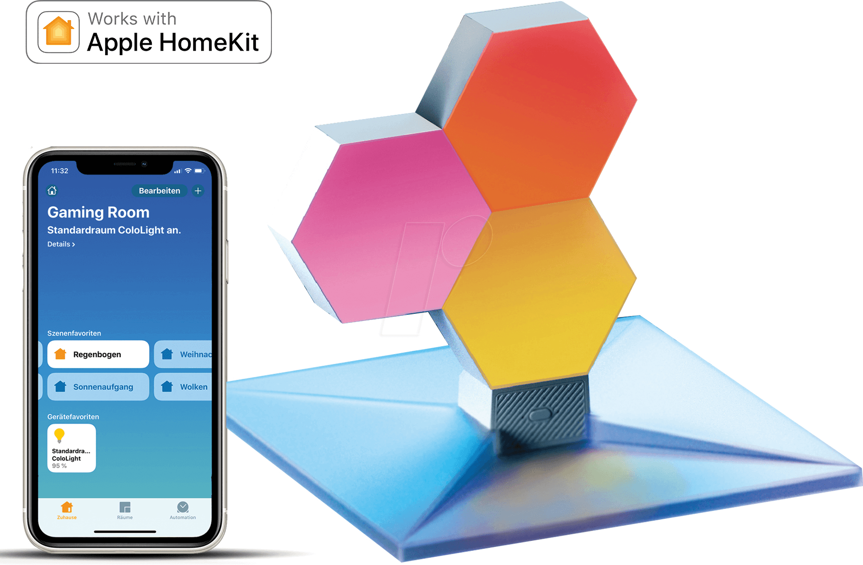 COLOLIGHT CL168 - Smart Light, Leuchte, Cololight PLUS Starter Kit