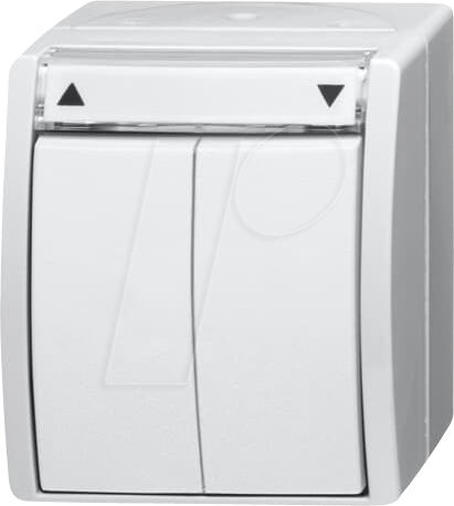 BJ 2601-4 W-54 - Jalousieschalter Wippschalter, 1-polig