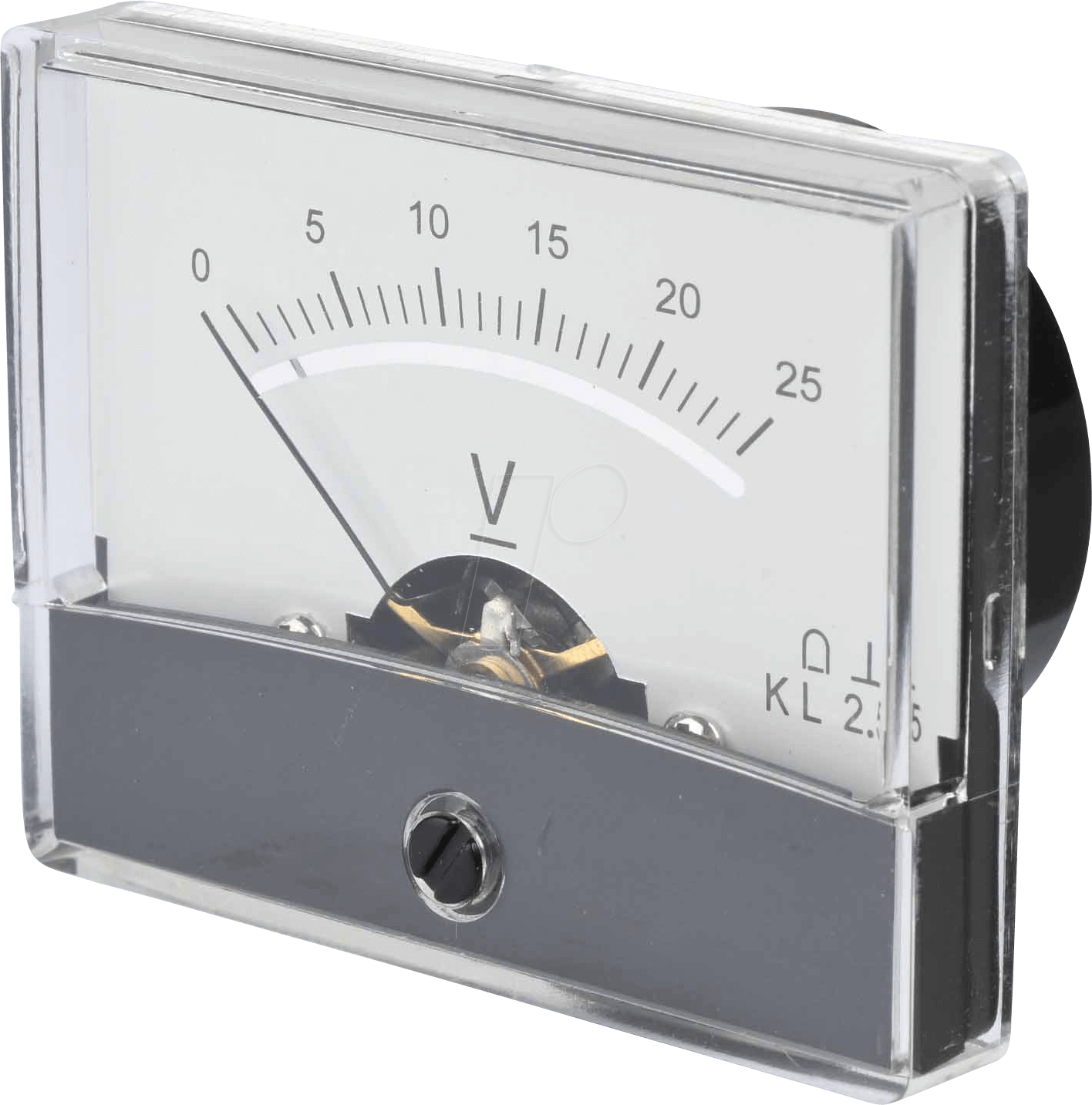 PM 2-25V - Drehspul-Messwerk, 25 V, 60x46 mm