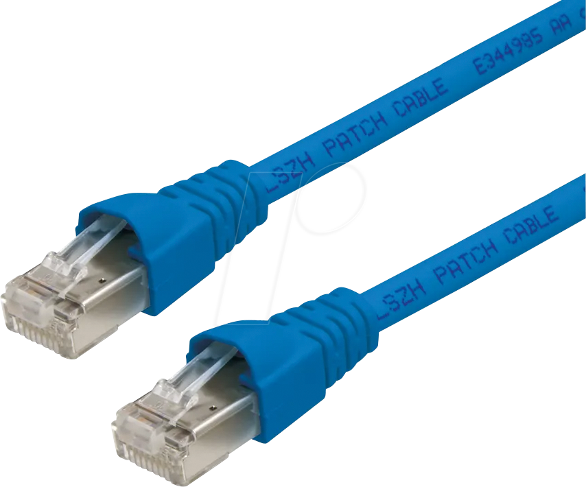 TG 100007976 - Patchkabel RJ45 Cat.6A S/FTP 1 m blau
