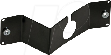 EFB VSB-A-SW-WKL - Gewinkelter Kabeleinlass für SB-A-GR, schwarz, 45°