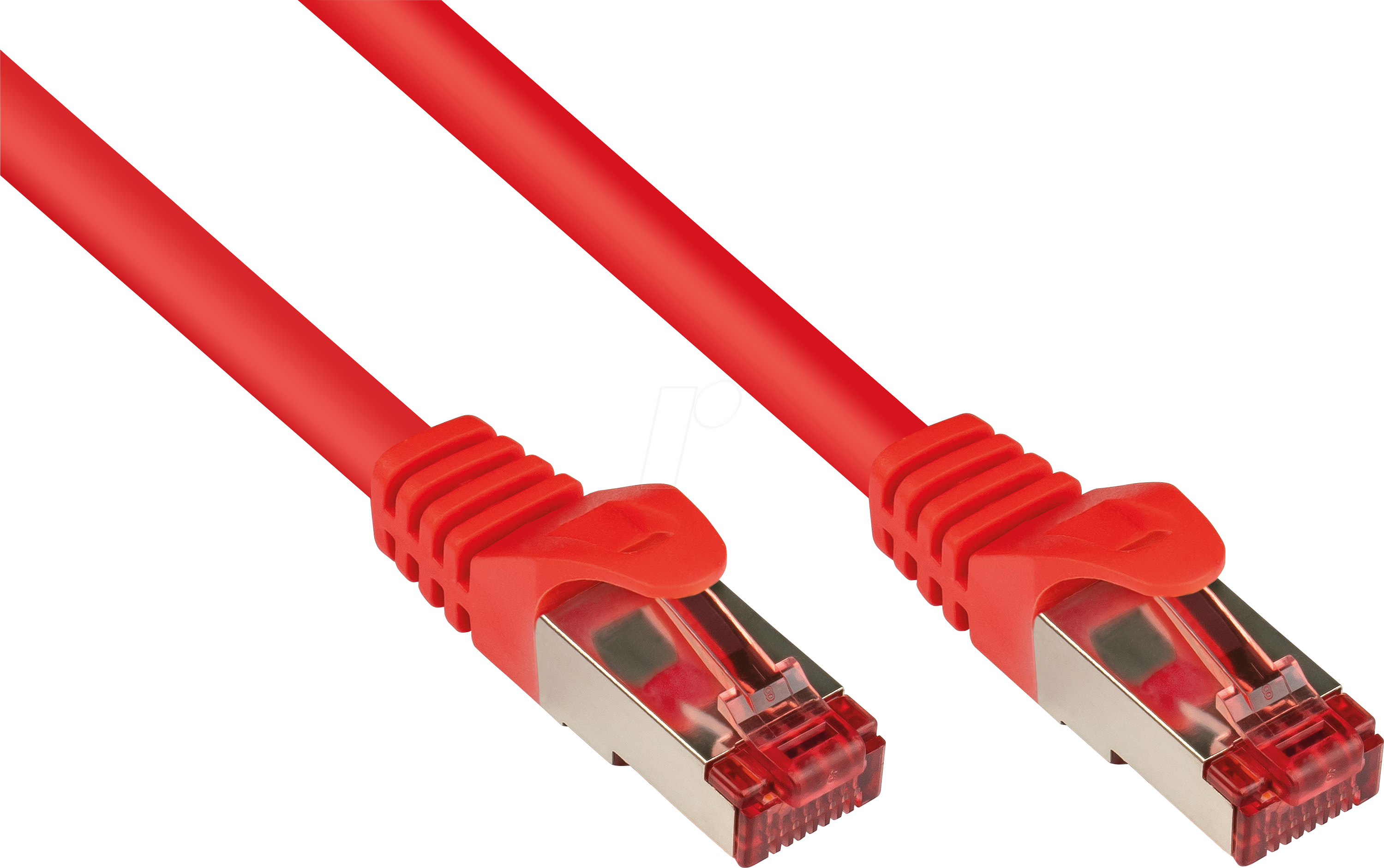 GC 8060-010R - Patchkabel Cat.6, S/FTP PiMF, 250 MHz, rot, 1 m