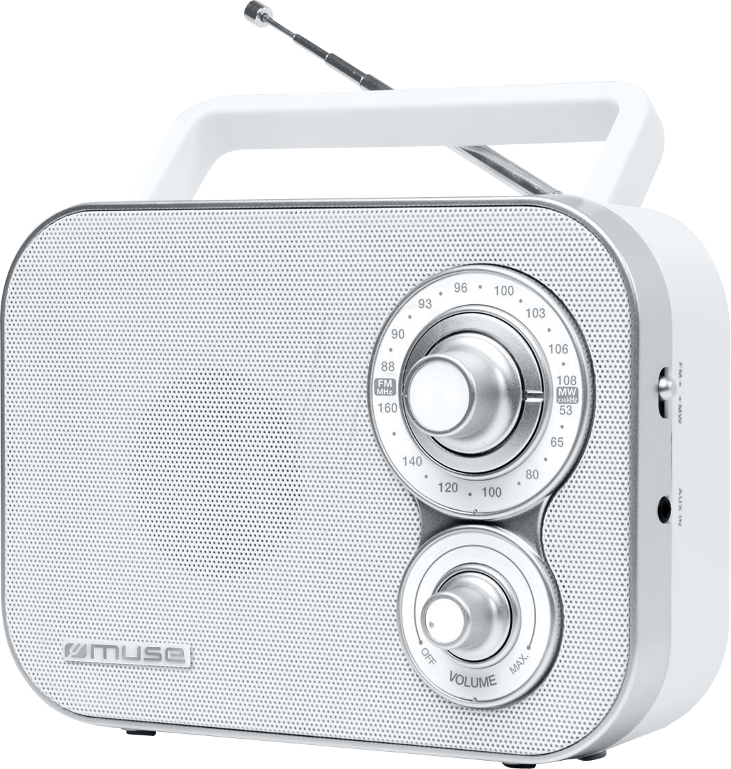 MUSE M-051 RW - Kofferradio M-051 RW, weiß