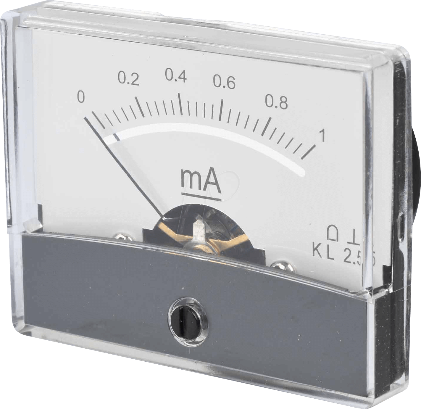 PM 2-1MA - Drehspul-Messwerk, 1 mA, 60x46 mm