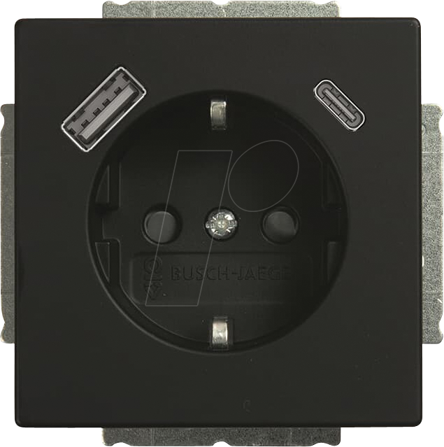 BJ 20EUUSBAC-45M - Schutzkontakt-/USB-A+C Steckdose Safety+