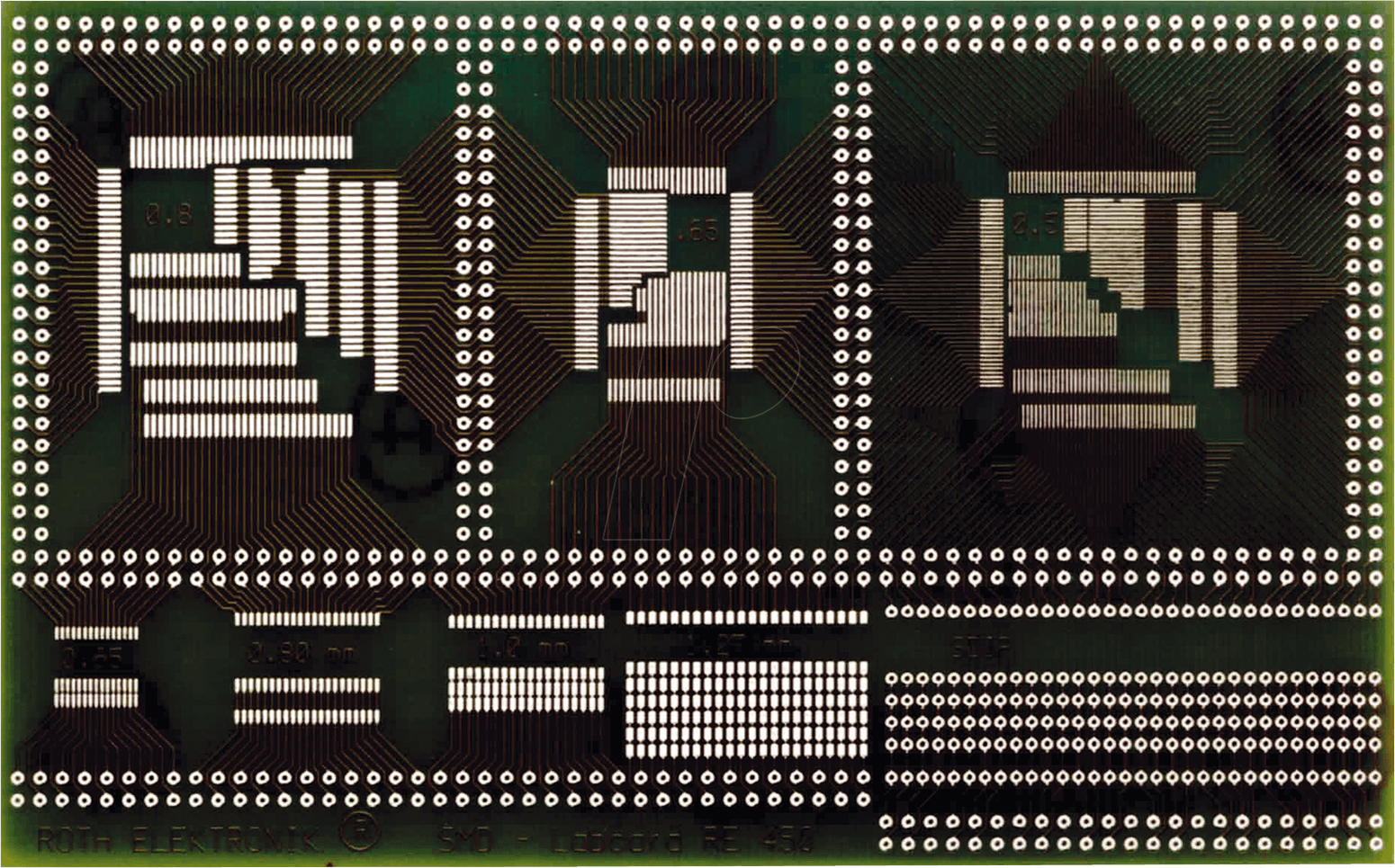 RE 450 LF - SMD-Laborkarte, Epoxyd, 160x100mm