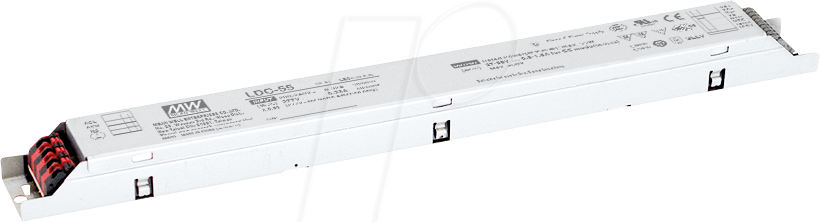 LDC-55B - LED-Trafo, 55 W, 27-56 V DC, 1600 mA, dimmbar