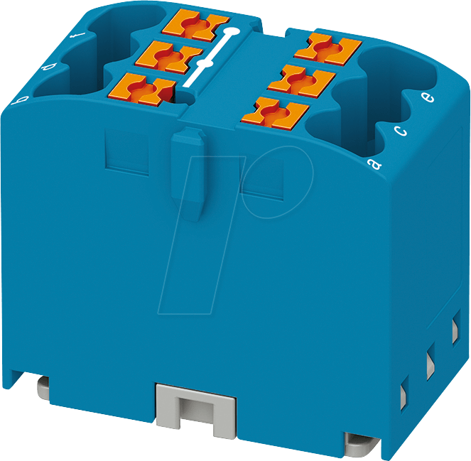 PHOE 3273266 - Verteilerblock PTFIX, 6x2,5, blau