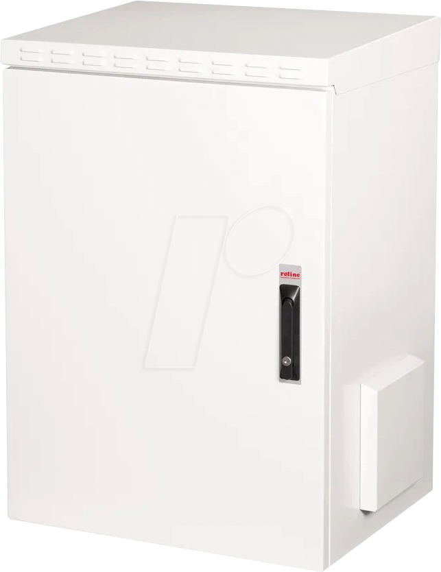 ROLINE 26210088 - 19'' Wandgehäuse, 16 HE, 450mm Tiefe, outdoor, grau