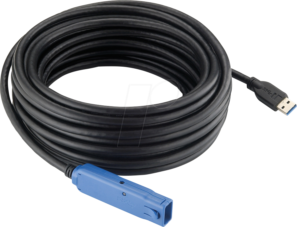Thumbnail - EXSYS EX-1406 - USB 5 Gb/s Kabel, A-Stecker > A-Buchse, aktiv, 10 m