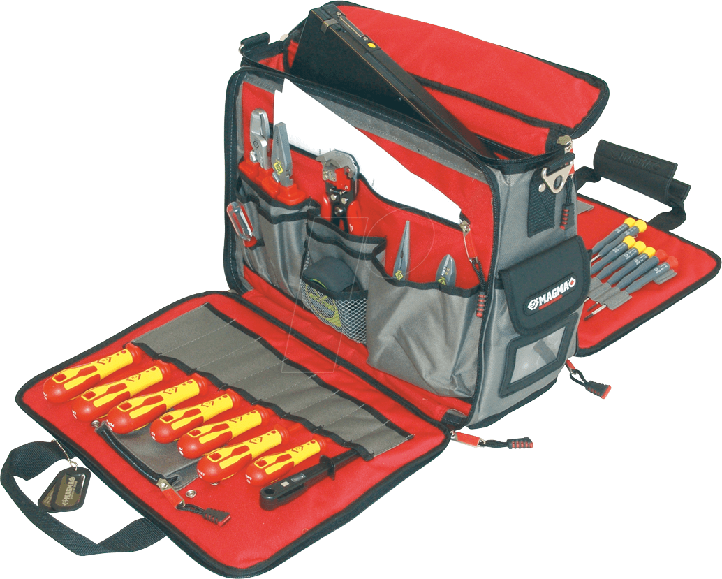 Thumbnail - TASCHE MA2630 - Werkzeugtasche, Techniker, Polyester, 460x330x210 mm