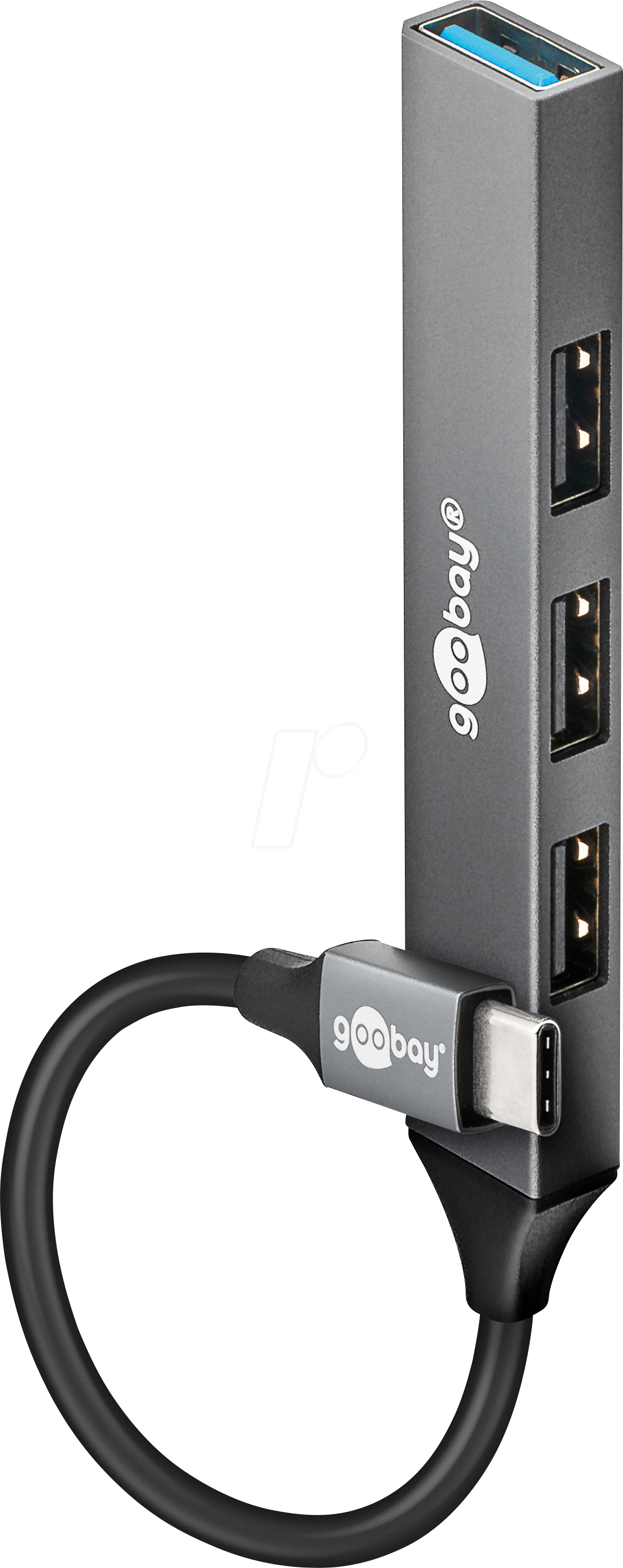 GOOBAY 74457 - USB 3.0, 4 Port USB-C Hub, 4x USB-A