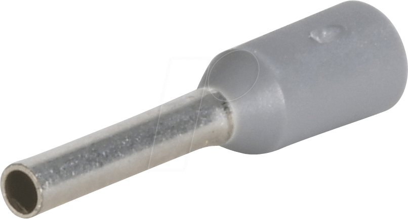 VT AEHI 0,75-100 - 100er Pack Aderendhülsen-isoliert 0,75mm², grau