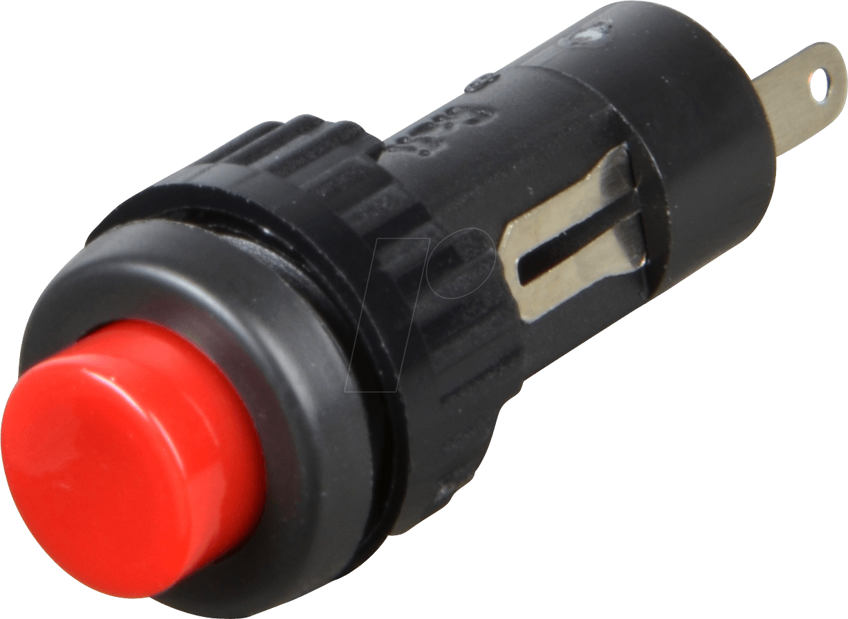 RAFI 107.301 - Drucktaster 0,1A-24VAC 1x (Ein) Ø11/9,1mm rt
