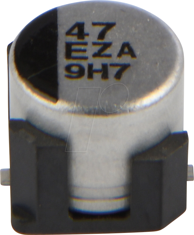 EEHZA 47U 25B - ELKO-Polymere Hybrid SMD, 47µF, 25 V, 6,3x6,1 mm