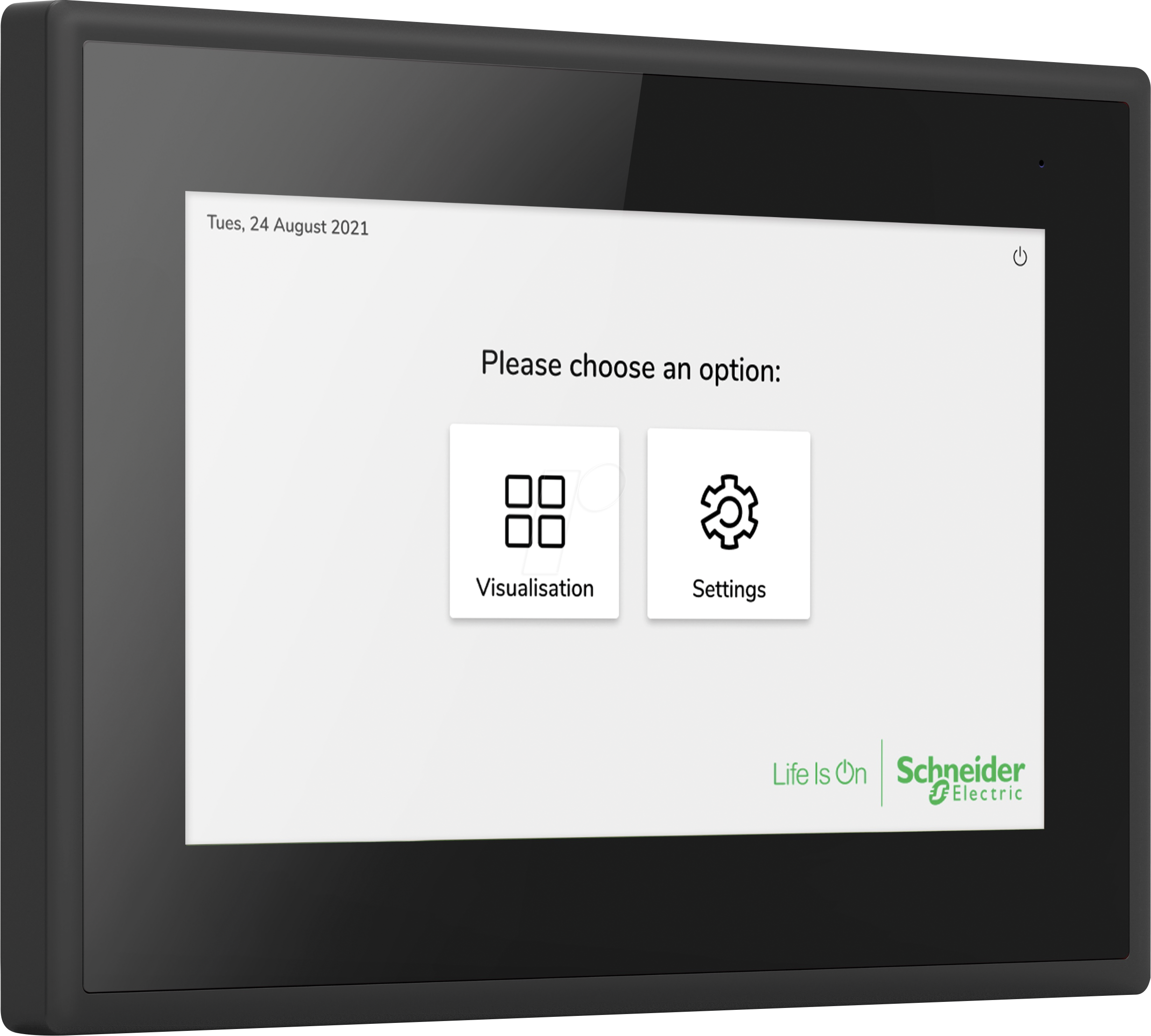SE MTN6260-7760 - SpaceLogic KNX Touch IP 7 Zoll Smart Screen schwarz